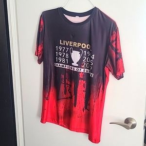 Liverpool FC Spandex SS Red/Black T-Shirt